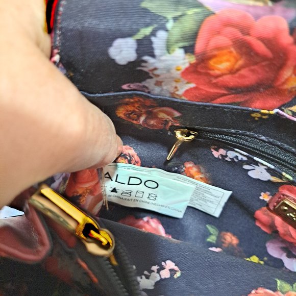 Aldo Burgundy Crossbody Bag - Picture 10 of 12